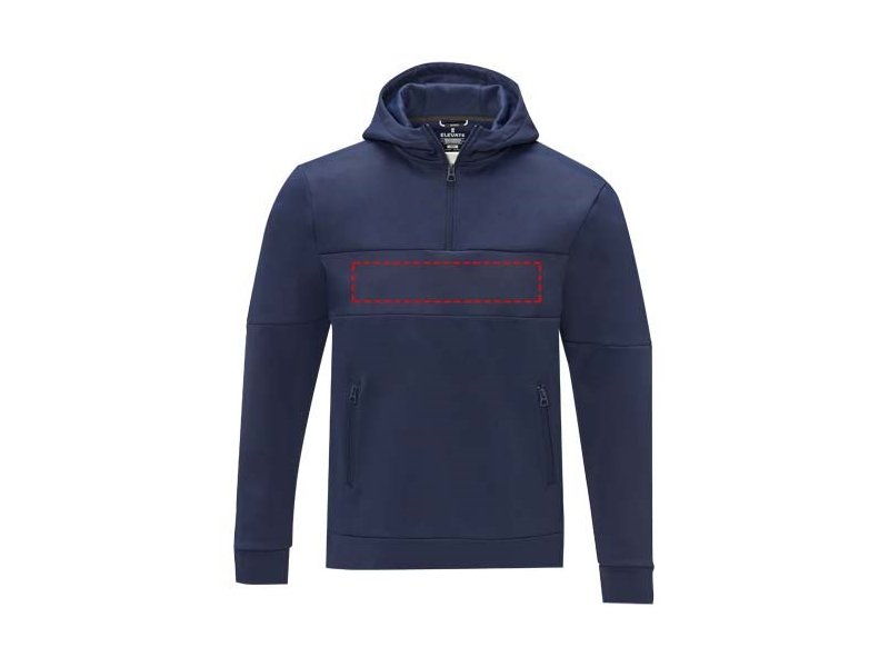 Sayan anorak heren sweater met halve rits en capuchon Sayan anorak heren sweater met halve rits en capuchon