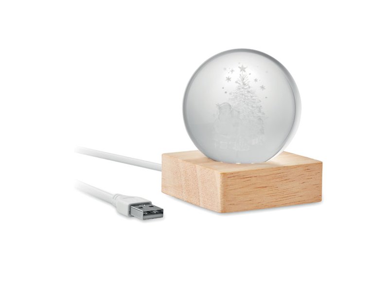 Kerstbol Santa Light