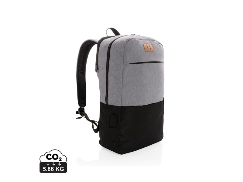 Modern 15.6" USB & RFID laptop rugzak PVC vrij Modern 15.6" USB & RFID laptop rugzak PVC vrij
