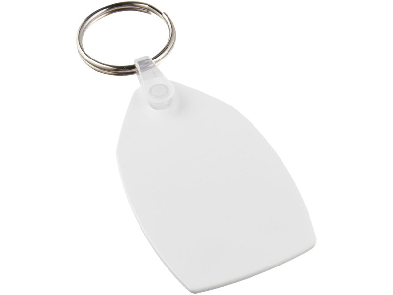 Tait rechthoekige gerecyclede sleutelhanger