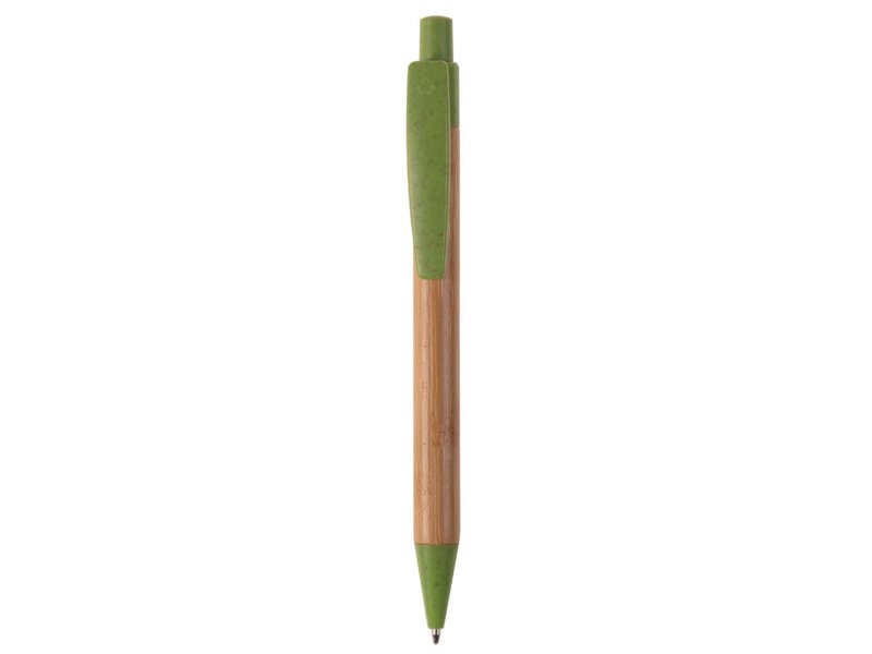 Ball pen bamboe met tarwestro