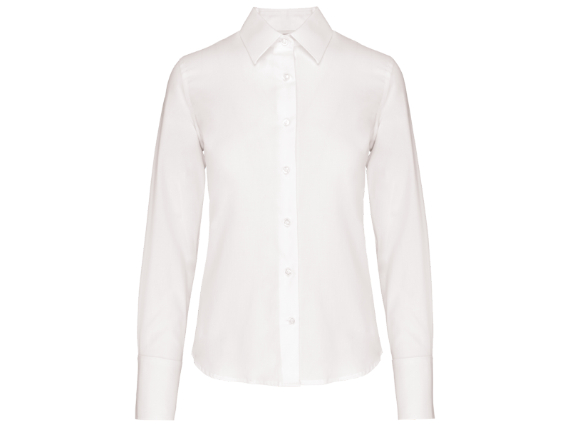 Kariban Dames non-iron blouse lange mouwen Kariban Dames non-iron blouse lange mouwen