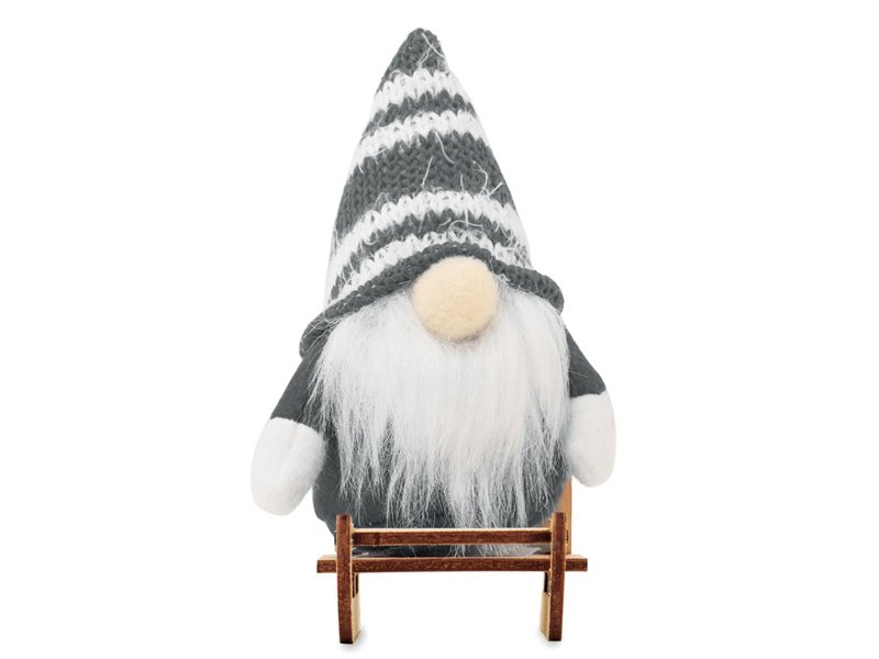 Kabouter op houten slee FROSTY