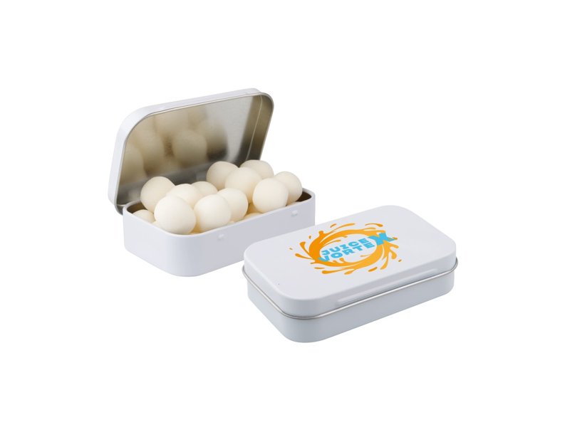 Groot scharnierblik met snoep