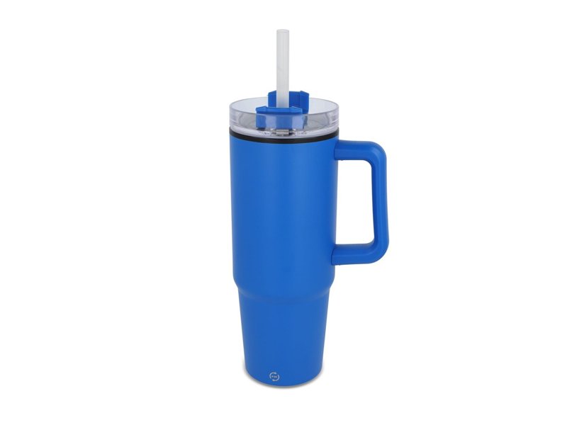 Miami beker met handvat en rietje 800ml Miami beker met handvat en rietje 800ml