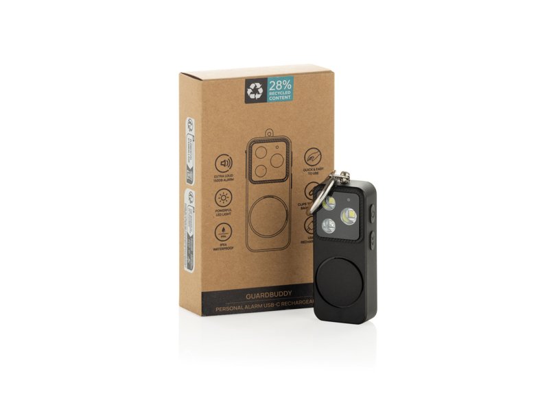 GuardBuddy RCS persoonlijke alarm met USB-C-opladen GuardBuddy RCS persoonlijke alarm met USB-C-opladen