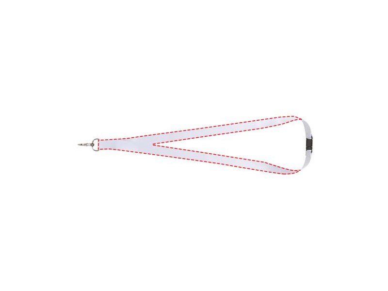Addie gerecyclede PET lanyard - dubbelzijdige sublimatie Addie gerecyclede PET lanyard - dubbelzijdige sublimatie