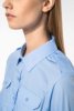 Kariban Damespilootoverhemd lange mouwen