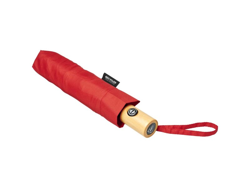 Bo 21” opvouwbare automatische gerecyclede PET paraplu Bo 21” opvouwbare automatische gerecyclede PET paraplu