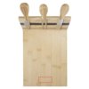 Mancheg magnetische kaasplank van bamboe en bestek Mancheg magnetische kaasplank van bamboe en bestek