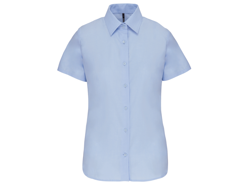 Kariban Dames oxford blouse korte mouwen Kariban Dames oxford blouse korte mouwen