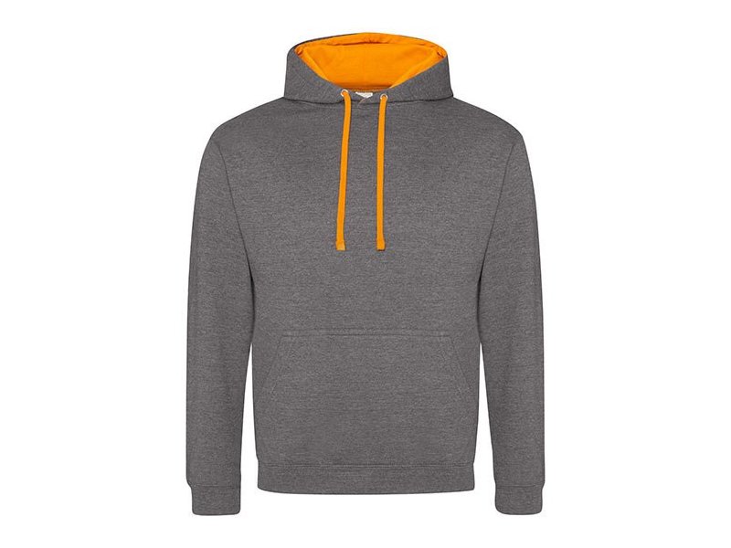 Hooded sweater met kleurige accenten, goedkoop bedrukken van sweaters Hooded sweater met kleurige accenten, goedkoop bedrukken van sweaters