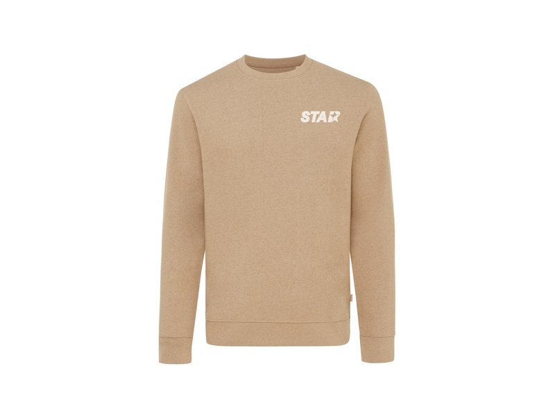 Sweater van gerecycled katoen sweater ongeverfd - minder belasting van het milieu