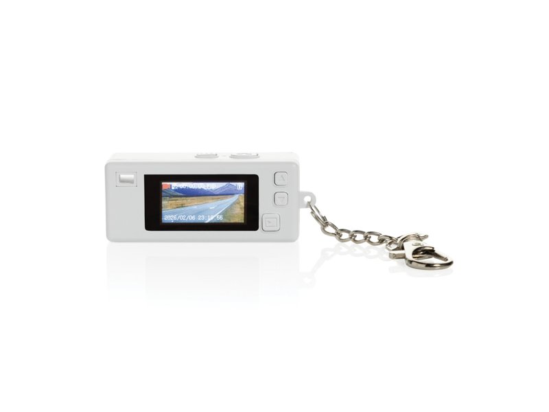 Cliq it gerecyclede plastic sleutelhangercamera Cliq it gerecyclede plastic sleutelhangercamera