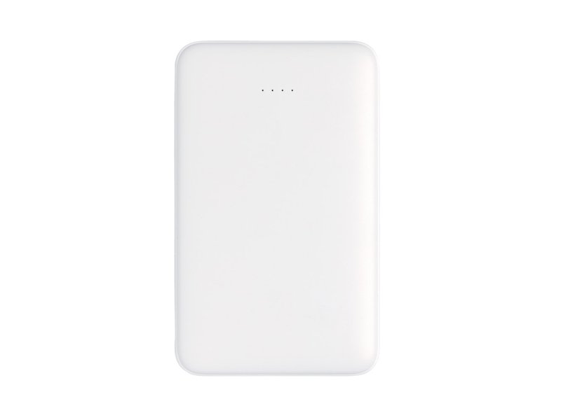 5.000 mAh zakformaat powerbank met geïntegreerde kabels 5.000 mAh zakformaat powerbank met geïntegreerde kabels