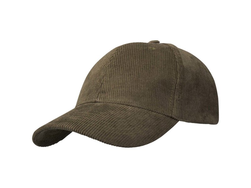 Hutton 6 panel cap van gerecycled corduroy Hutton 6 panel cap van gerecycled corduroy