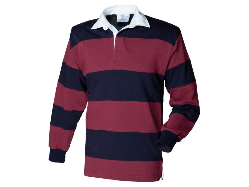 Stripe long sleeve rugby shirt Stripe long sleeve rugby shirt