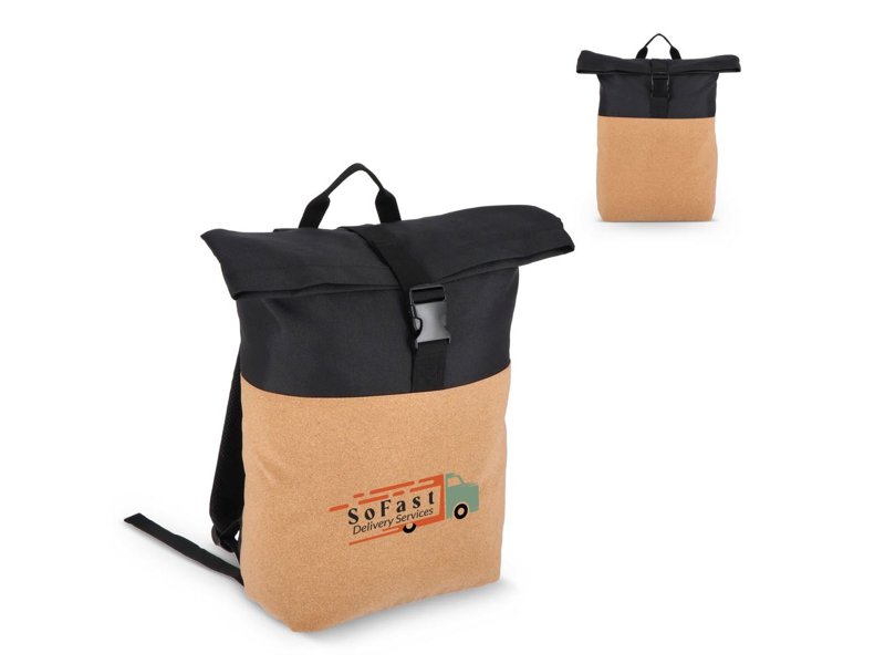 Rolltop rugzak kurk & R-PET 18L