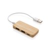 Bamboo hub met type C Bamboo hub met type C