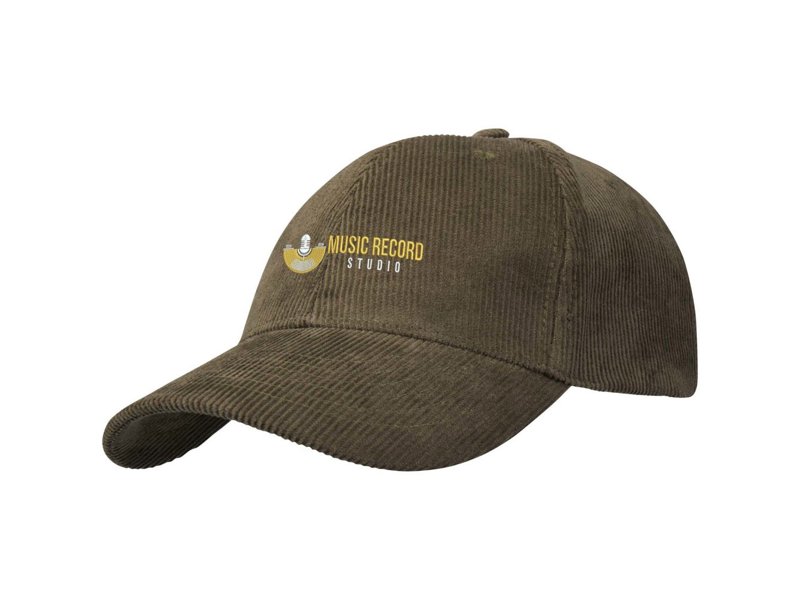 Hutton 6 panel cap van gerecycled corduroy Hutton 6 panel cap van gerecycled corduroy