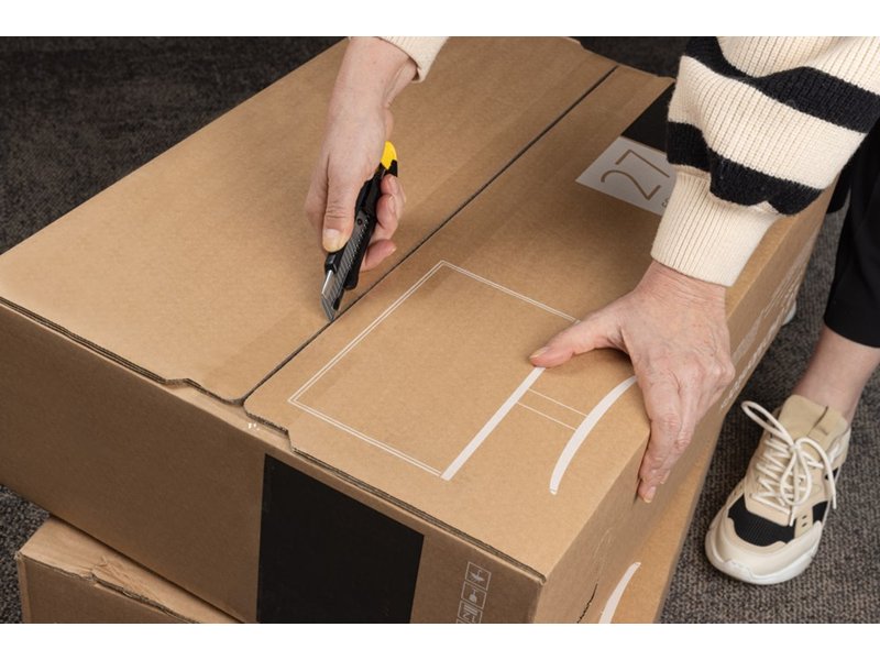 Hervulbaar RCS gerecycled plastic professioneel mes