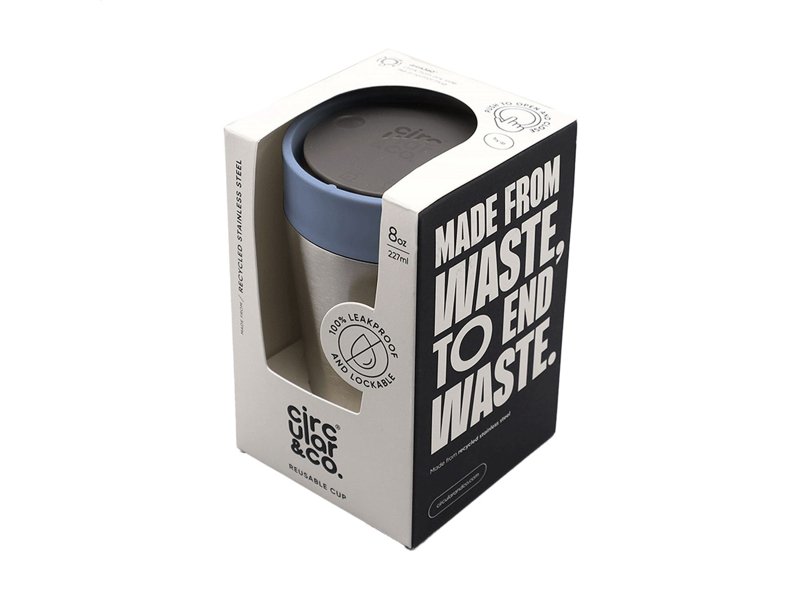 Circular&Co Recycled Stainless Steel Coffee Cup 227 ml Circular&Co Recycled Stainless Steel Coffee Cup 227 ml