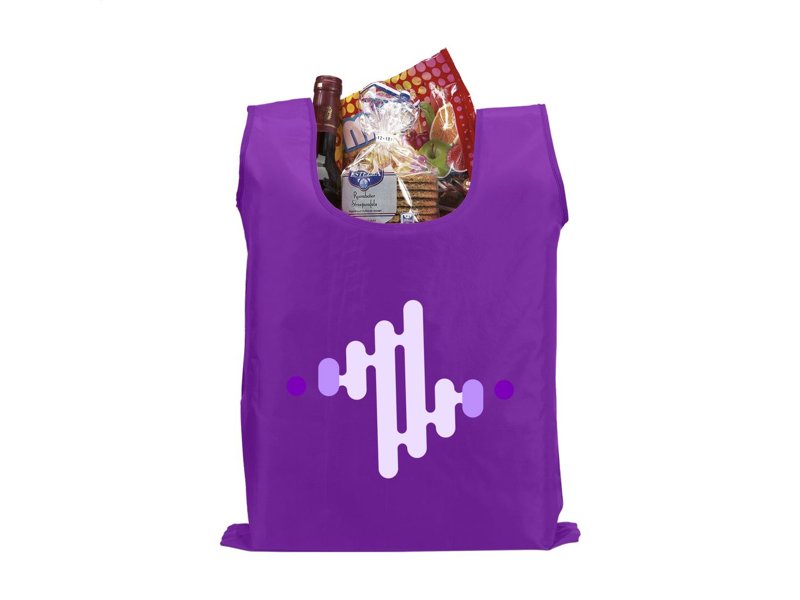 Opvouwbare boodschappentas, bedrukt met uw logo uitdelen?