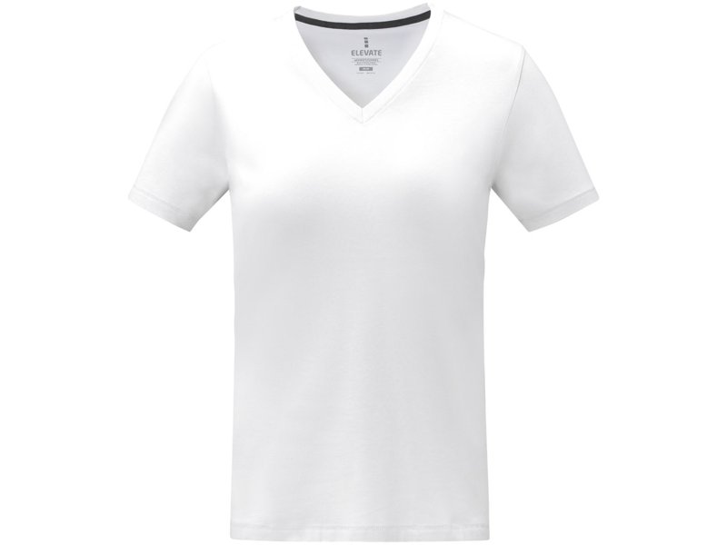 Somoto Dames T-shirt met V-hals en korte mouwen