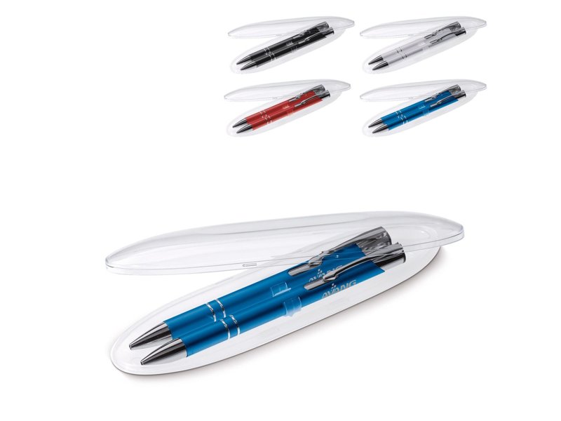 Schrijfset Alicante Metaal