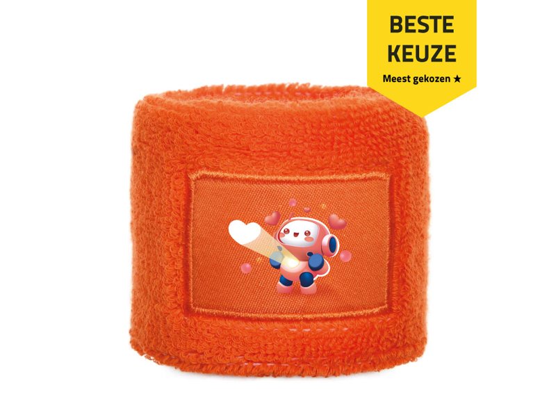 Zweetbandjes met eigen logo full colour