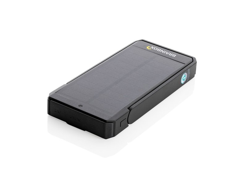 Skywave RCS gerecyclede kunststof zonne-powerbank 10000 mAh