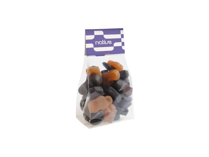 Blokzakje kopkaartje 150 gram snoep