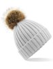 Beechfield - Faux Fur Pop Pom Chunky Beanie Beechfield - Faux Fur Pop Pom Chunky Beanie