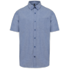 Kariban Heren oxford overhemd korte mouwen