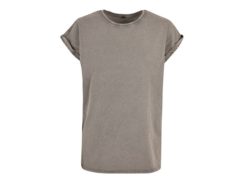 Build Your Brand - Ladies´ Acid Washed Extended Shoulder Tee Build Your Brand - Ladies´ Acid Washed Extended Shoulder Tee