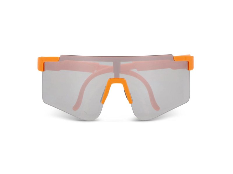 Sportzonnebril met spiegelende glazen Sportzonnebril met spiegelende glazen