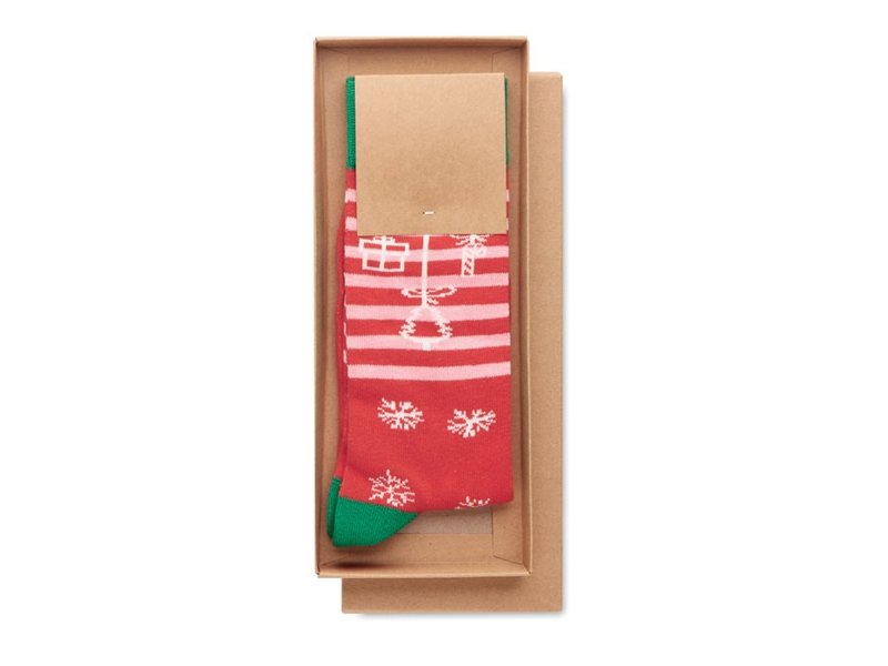 Kerstsokken Joyful maat L