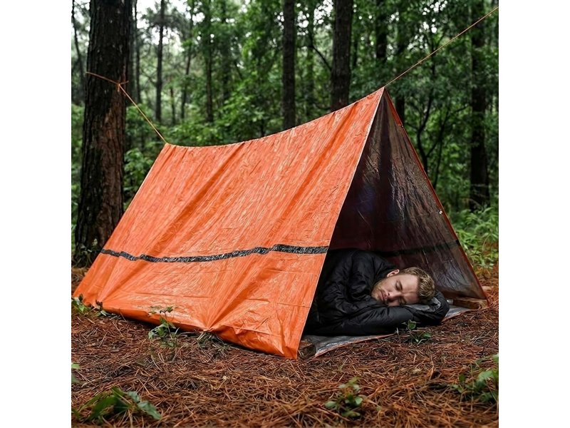 Compacte noodtent voor overleven in de buitenlucht Compacte noodtent voor overleven in de buitenlucht