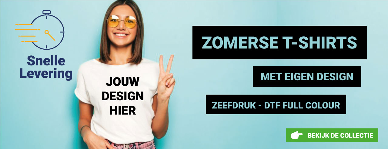 T-shirts bedrukken met eigen ontwerp