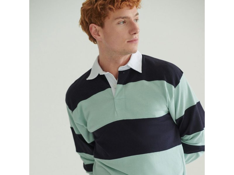 Stripe long sleeve rugby shirt Stripe long sleeve rugby shirt