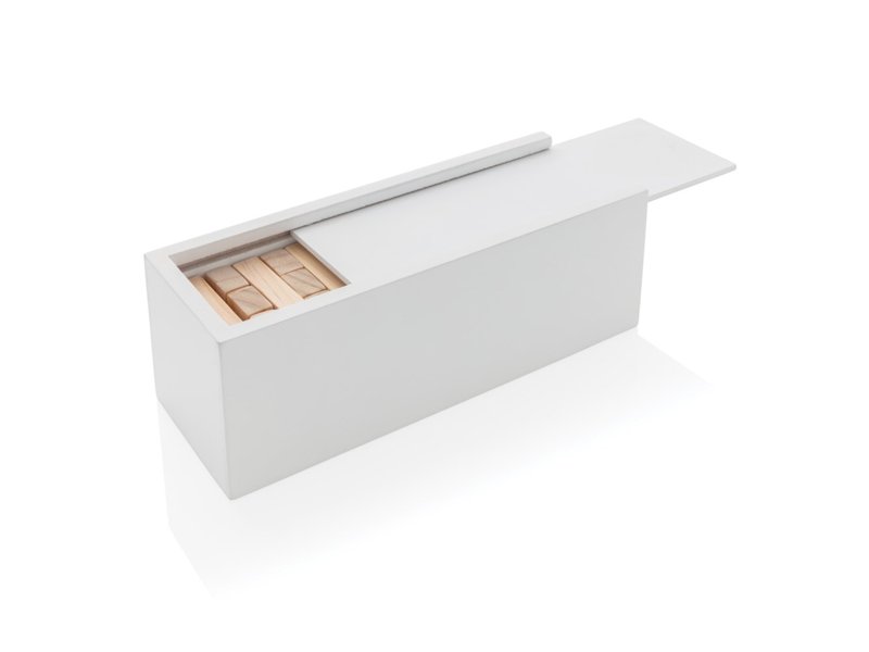 Deluxe houten tuimeltoren stapelspel Deluxe houten tuimeltoren stapelspel