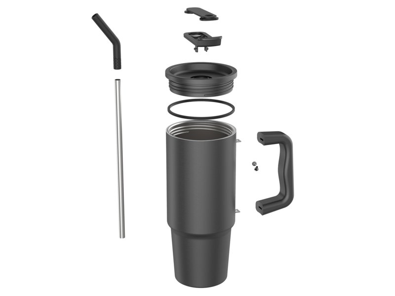 Luxe drinkbeker embrace rvs 900ml Luxe drinkbeker embrace rvs 900ml