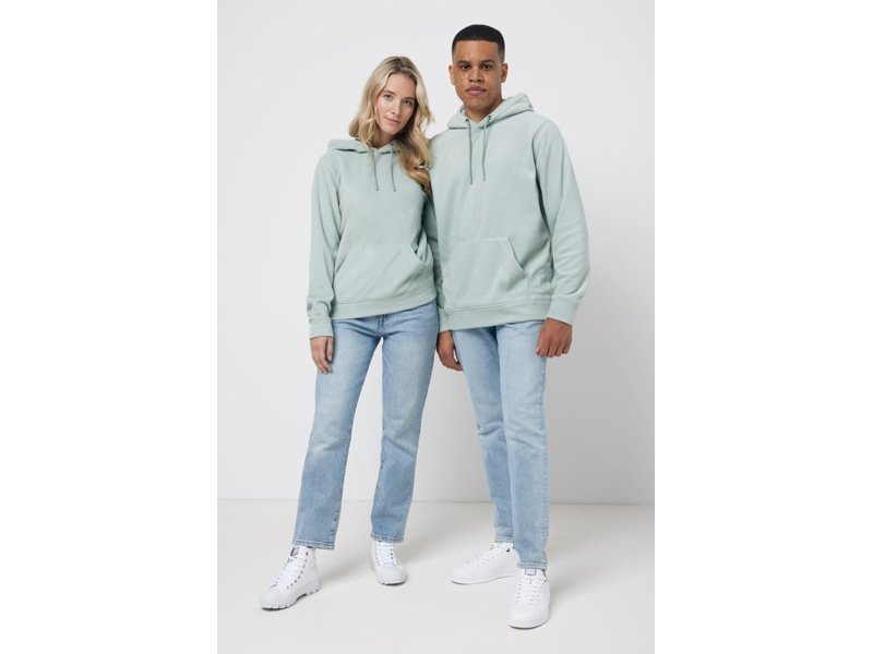 Iqoniq Trivor gerecycled polyester fleece hoodie