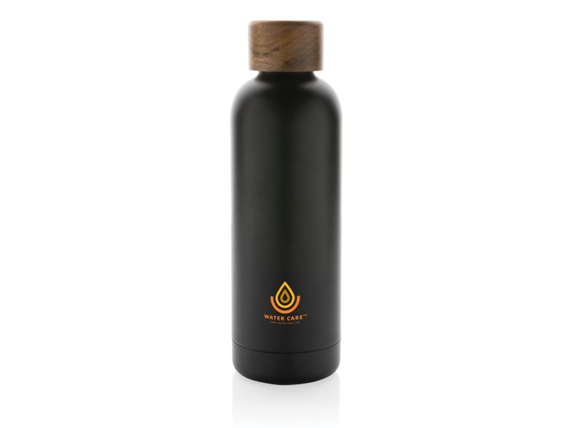 Wood gecertificeerde gerecycled rvs vacuümfles Wood gecertificeerde gerecycled rvs vacuümfles