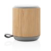 Bamboe en fabric 3W draadloze speaker Bamboe en fabric 3W draadloze speaker