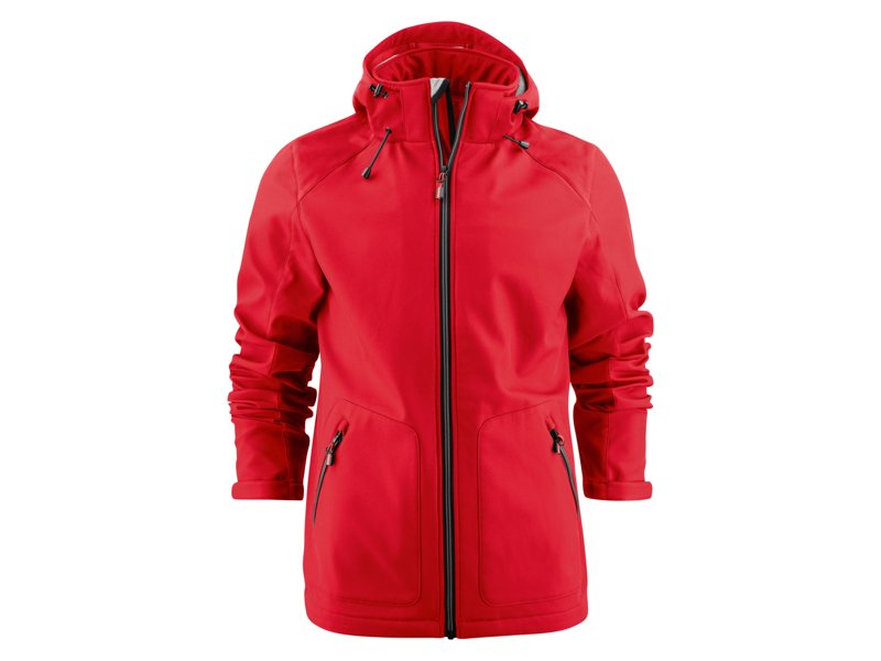 Softshell jas met capuchon