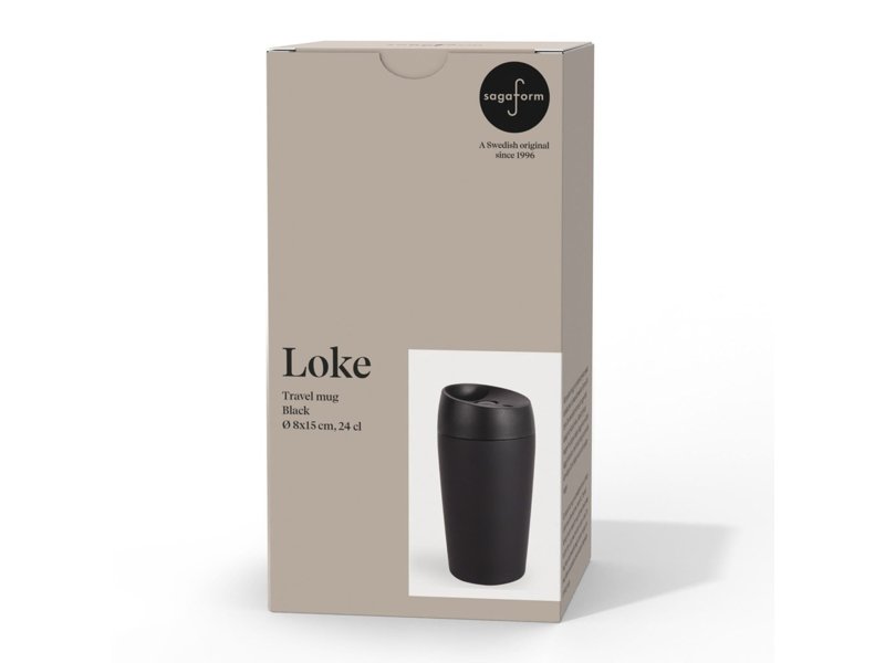 Sagaform Loke dubbelwandige mok met rubberen Coating 240ml