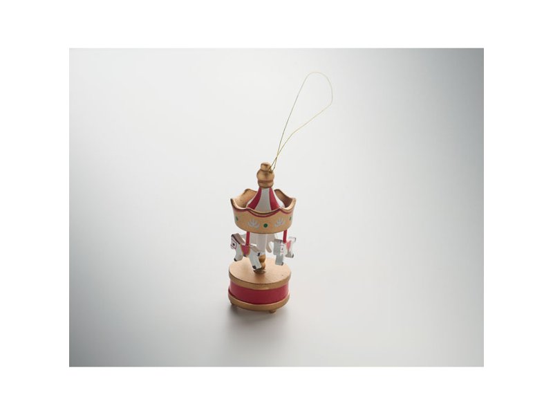 Houten carrousel ornament