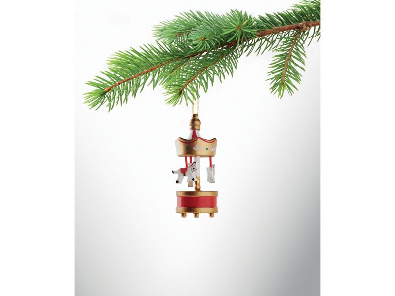 Houten carrousel ornament