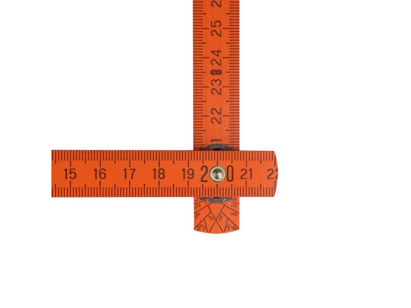 Duimstok hout 2m premium geschilderd